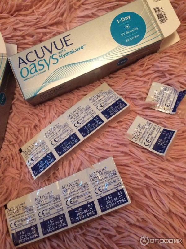 Контактные линзы Acuvue Oasys 1-Day with HydraLuxe фото