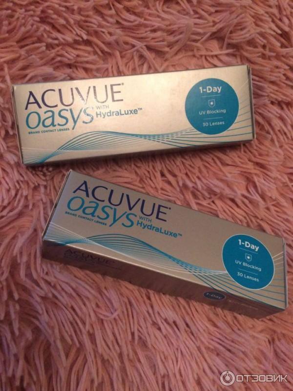 Контактные линзы Acuvue Oasys 1-Day with HydraLuxe фото