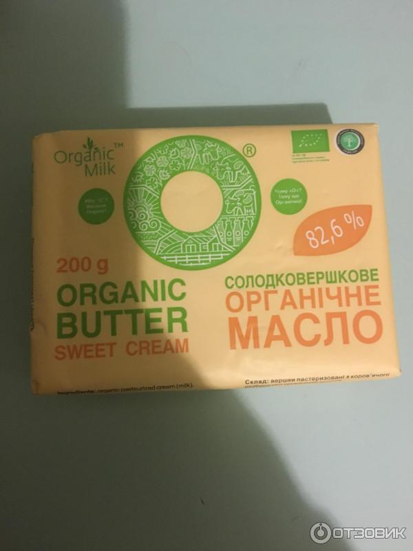 Масло сливочное Organic Milk фото